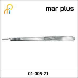 MAR PLUS SCALPEL HANDEL NO.3L ANGLED 21.5CM