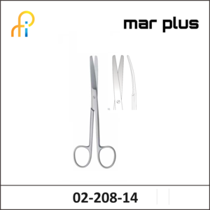 MAR PLUS SCISSORS, DEAVER, BL/BL, CVD., 14.5 CM