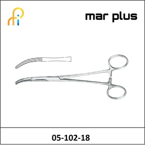 MAR PLUS MIKULICZ PERITONEUM FORCEPS 1:2 T CVD 18CM