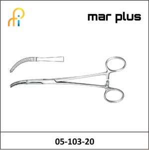 MAR PLUS MIKULICZ PERITONEUM FORCEPS 1:2 T CVD 20CM