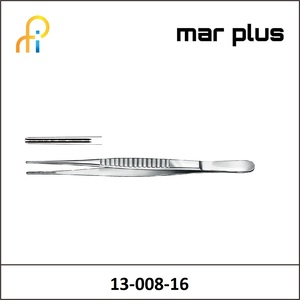 MAR PLUS DEBAKEY ATRAUMA FORCEPS STR 2MM 16CM