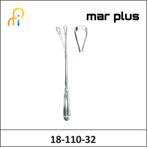 MAR PLUS UTER. CURETTE, 20 MM, SH., MALL., 32 CM