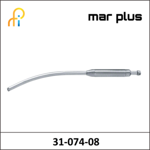 MAR PLUS COOLEY SUCTION TUBE 335MM 8MM TIP