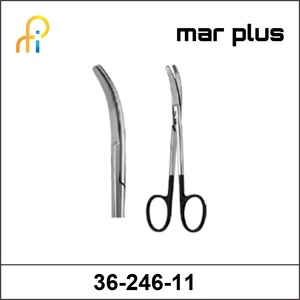 MAR PLUS FOMON SUPERCUT SCISSORS CVD.115MM